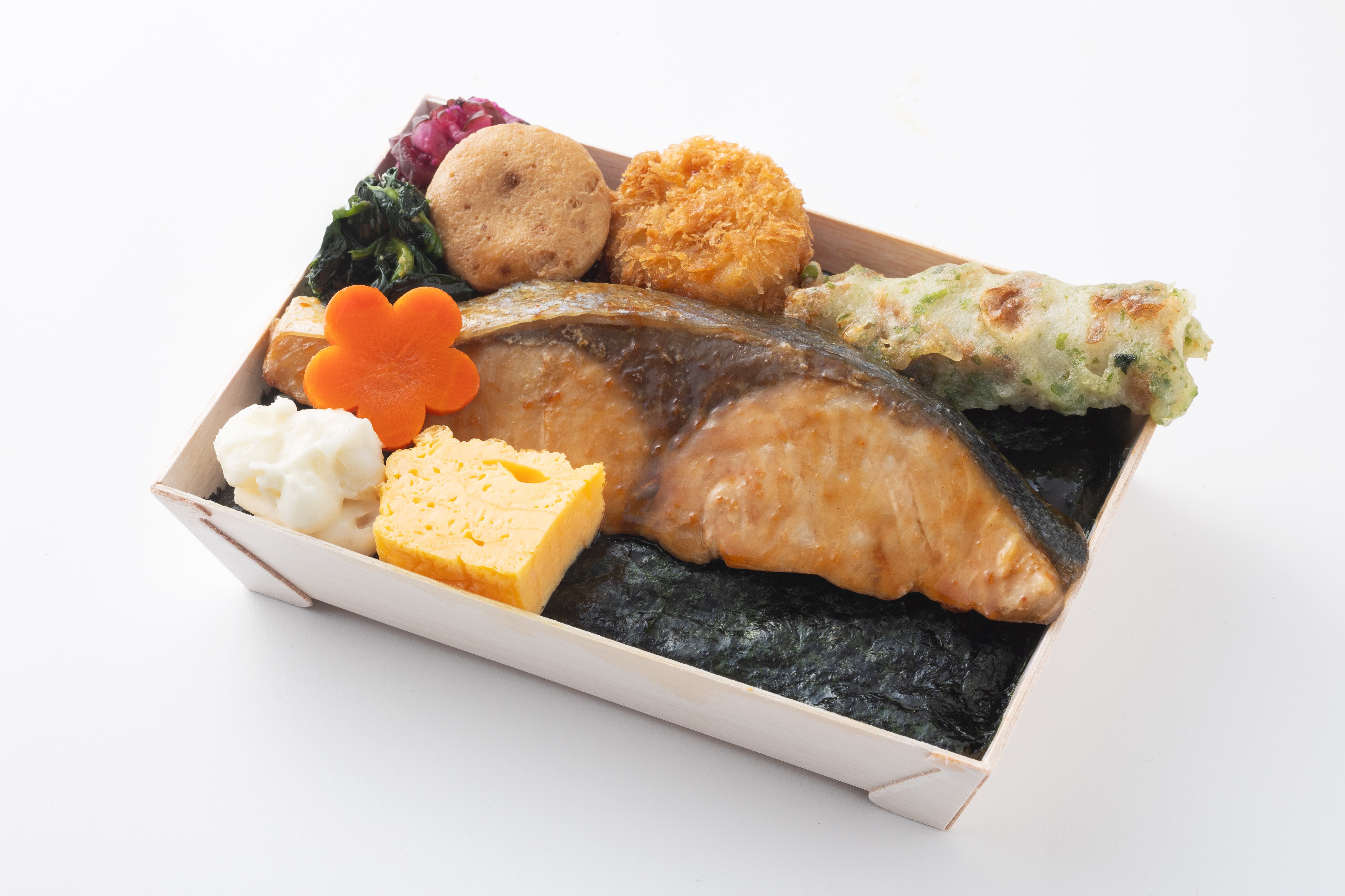 【三陸産】寒ブリ照り焼きと【三陸産】帆立フライ重