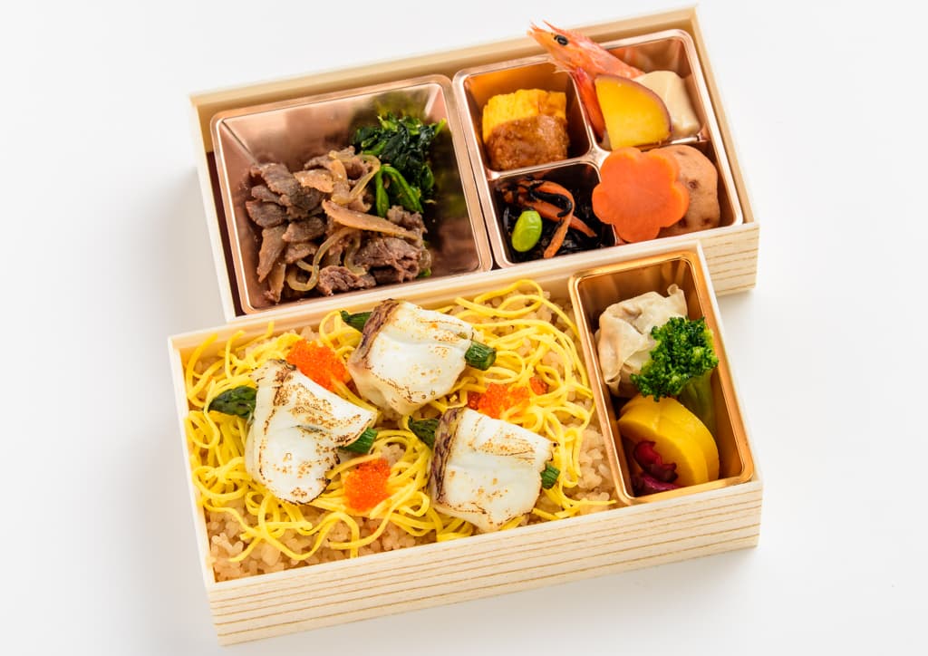 【二段重】山椒香る牛しぐれ煮×鯛めし御膳