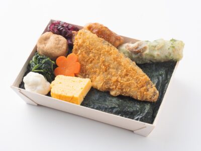 常磐沖産 ふっくら極上アジフライと鶏照り焼き重