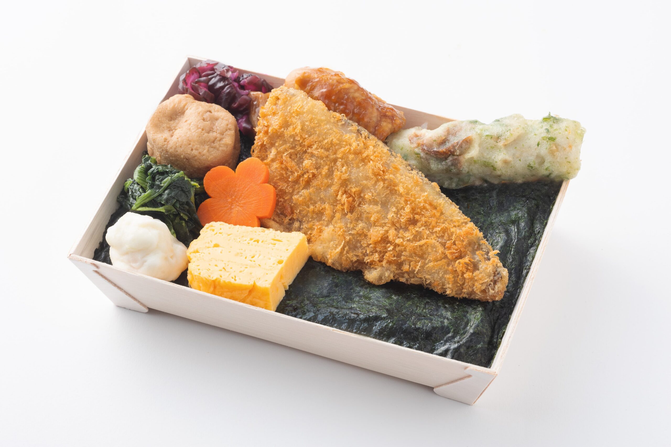常磐沖産 ふっくら極上アジフライと鶏照り焼き重