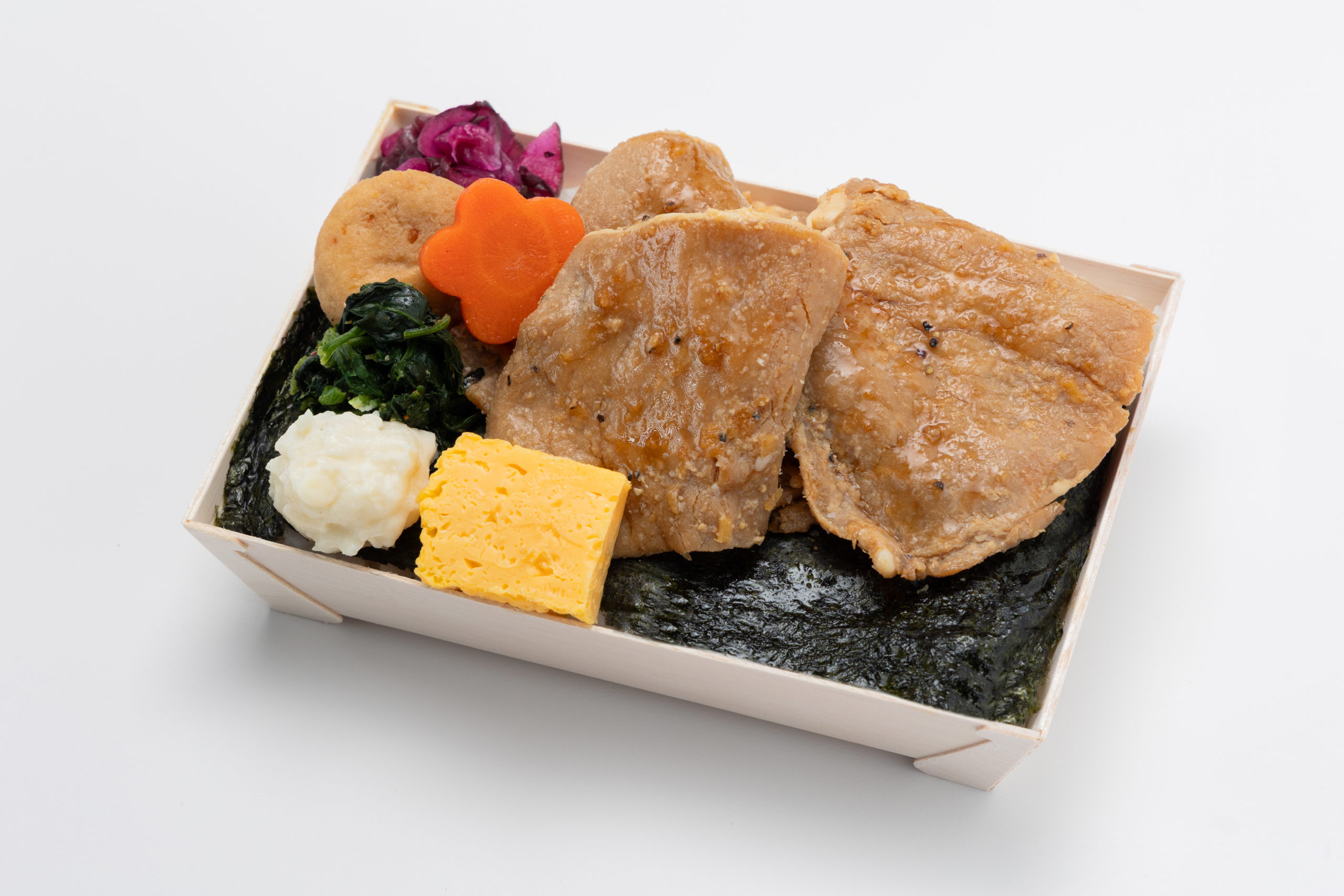 厚切り豚ロースのしっとり柔らか生姜焼き重